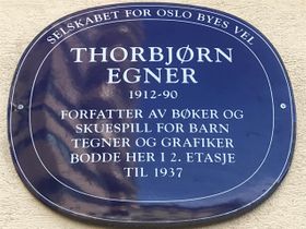 Thorbjørn Egner oppvokst på Kampen